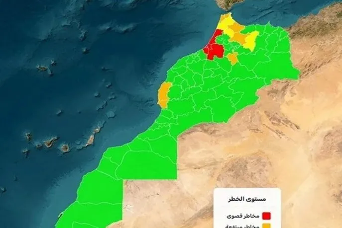 Forest Fires Alert: Critical Risk in Rabat-Kénitra, Tanger-Tétouan-Al Hoceima, and Agadir-Ida-Ou-Tanane Regions