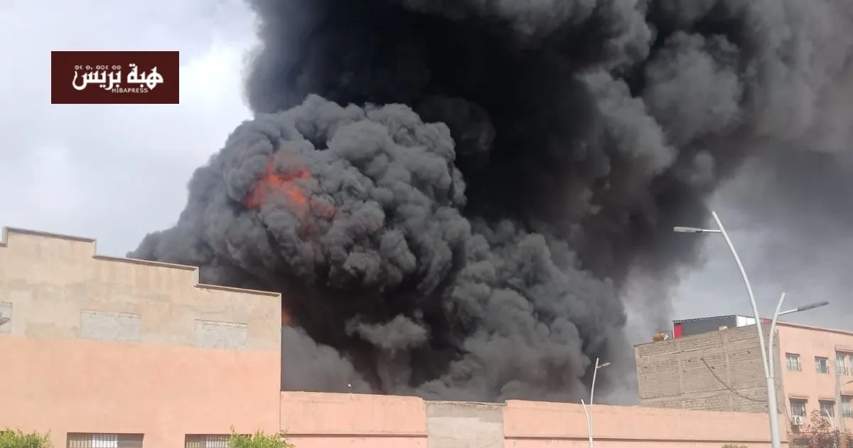 Massive Fire Breaks Out at Xenon Production Facility in Marrakech
