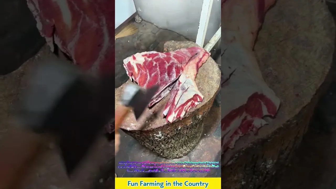 Mastering the Art of Butchering Lamb with an Axe: A Traditional Technique