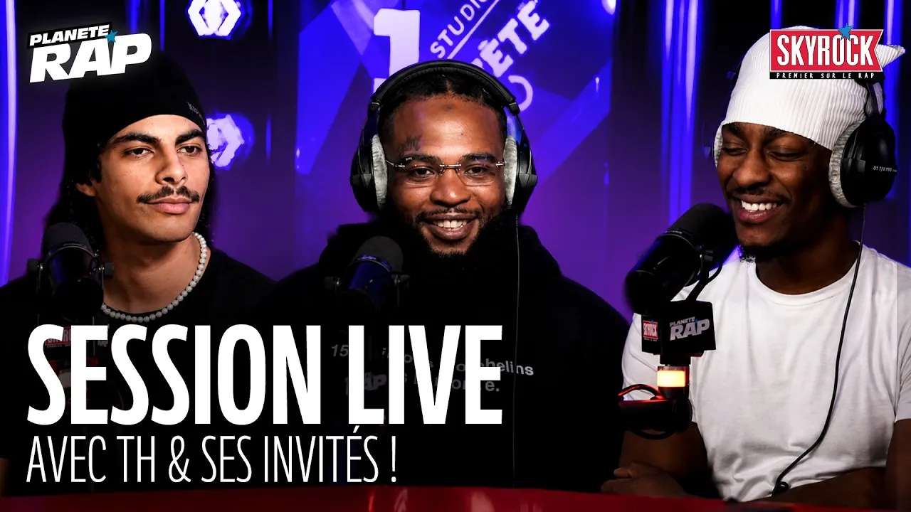 Exciting Live Session Featuring TH, Ino Casablanca, 63Kluf, and Tavares on #PlanèteRap