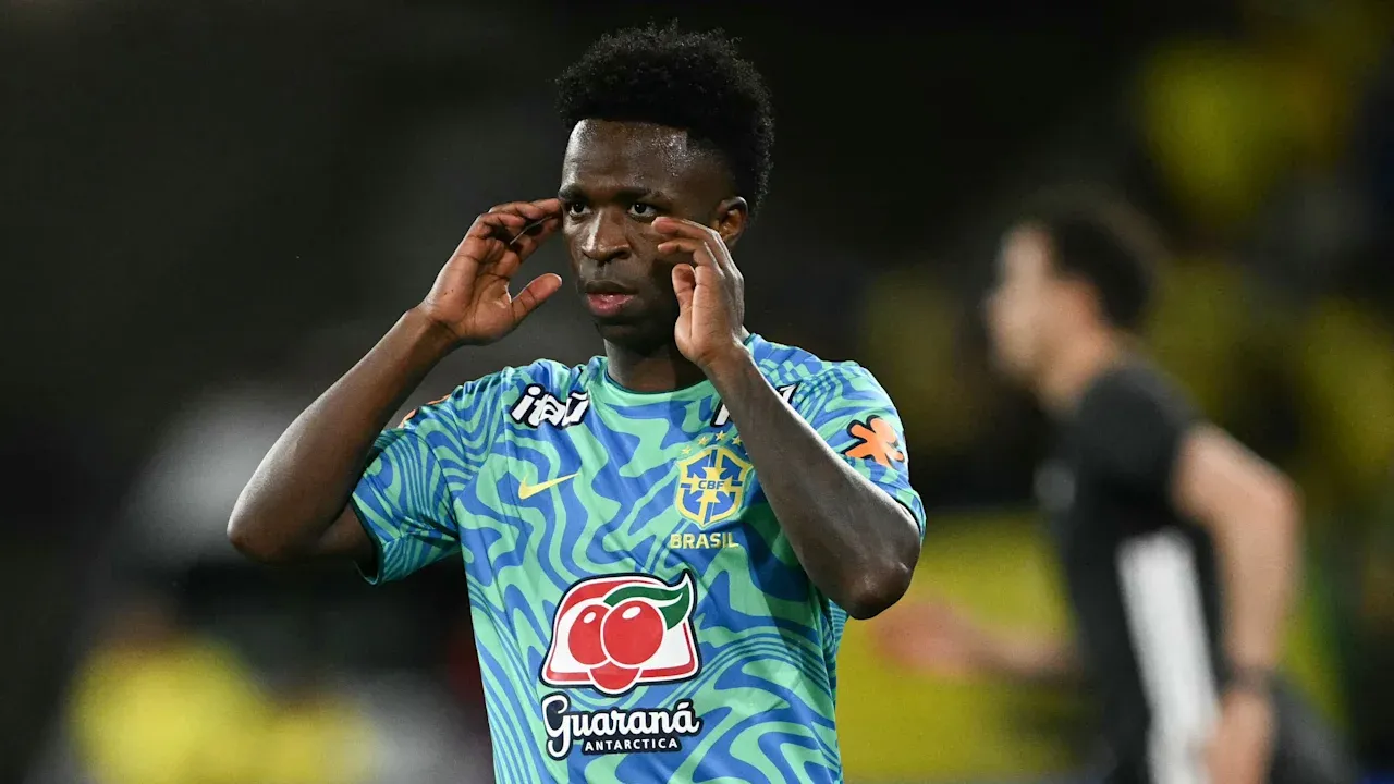 Vinicius Jr. Scores Equalizer for Brazil Amid Controversy Over Interview Refusal