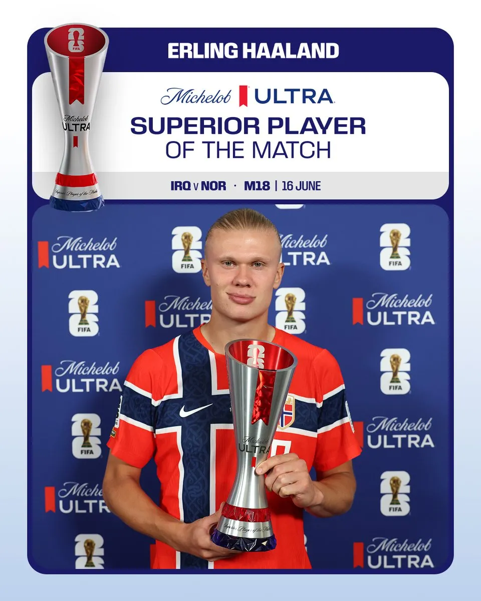 Erling Haaland Shines on World Cup Debut with Two Goals