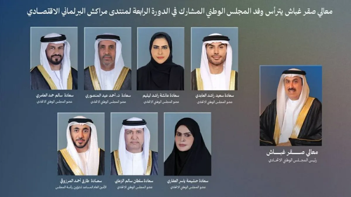 Saqr Ghobash Leads UAE Delegation at Marrakech Parliamentary Forum